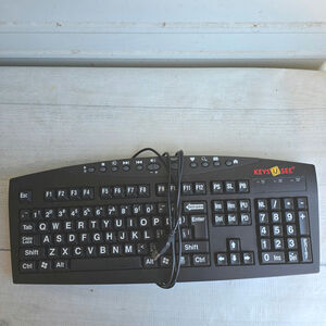 Keys U See YKB-LP-BUSB Large Print USB Wired Keyboard Tested